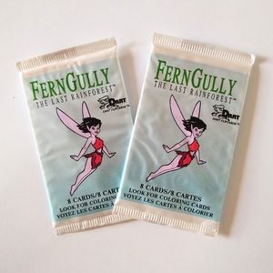 RESERVED - 2 packs Vintage Ferngully Trading Cards